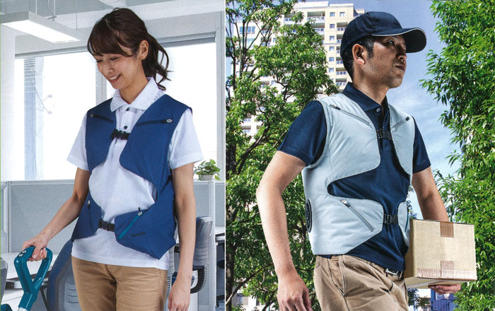 新ジャンル空調服「スマートファンベスト」