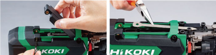 HiKOKI】使いやすさをさらに追求した 36V コードレスピン釘打機 HiKOKI】使いやすさをさらに追求した 36V コードレスピン釘打機